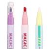 12-Color Double-Ended Magic Color-Changing Fluorescent Pens for Students - Ideal for Note-Taking, Drawing, and Doodling.