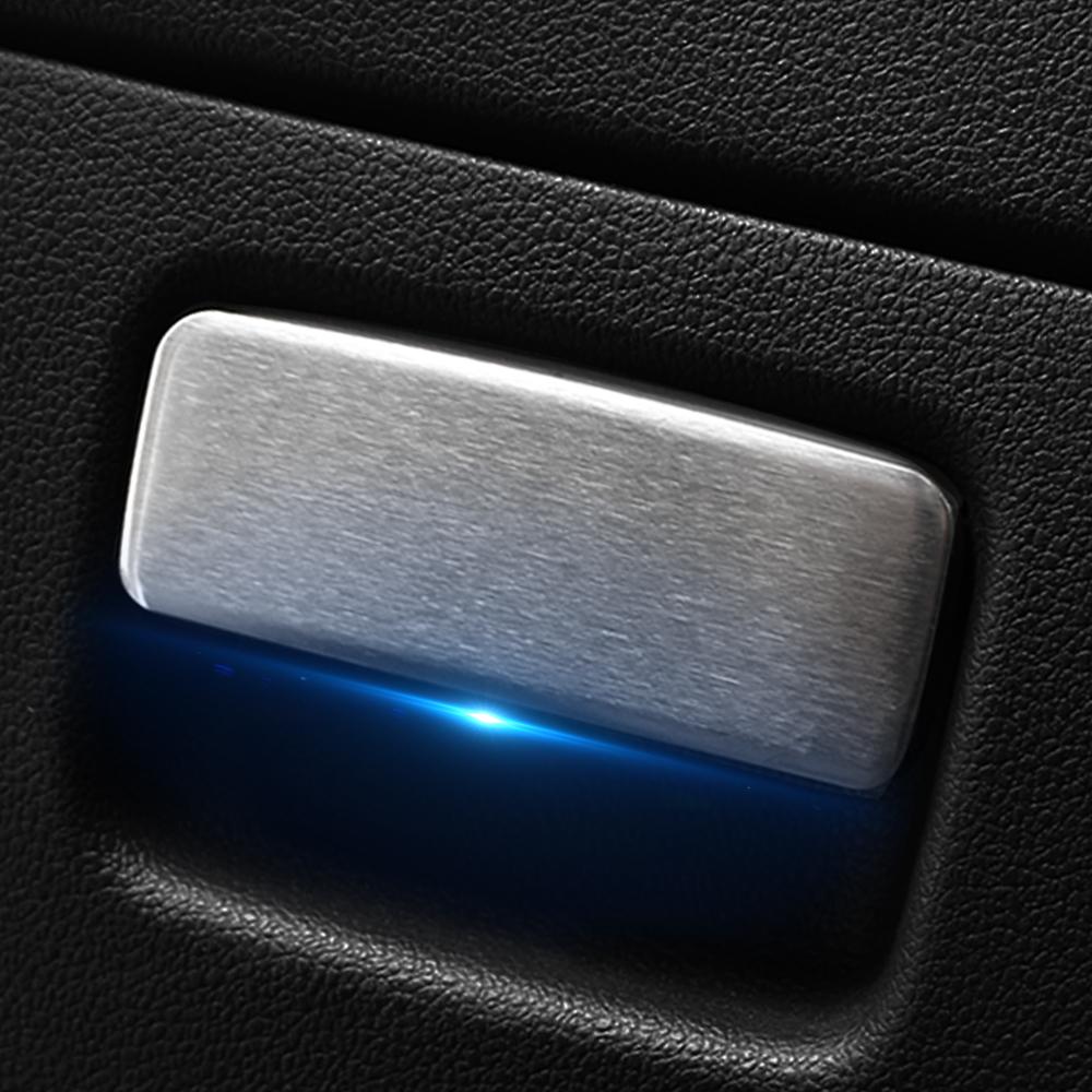 Stainless Steel Main Driver Pilot Glove Box Handle Cover for Volkswagen VW Golf 7 MK7 7.5 MK7.5 2013 - 2019 Car Stickers LHD