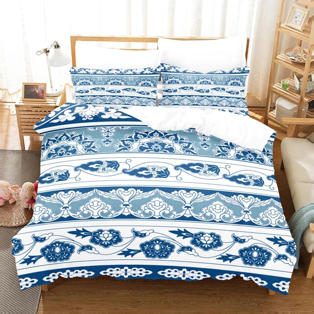 

Black Geometric Warm Comforter Beding Sets Double Single Comfortable Quilt Cover Set BedRom Bedclothes Premium Soft Duvet Cover Set Microfiber Fabric 100*200cm Single