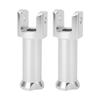 Passenger Foot Peg Mounts Kit 50500769 Silver Sturdy Stable High Hardness Passenger Foot Peg Support Kit for Breakout