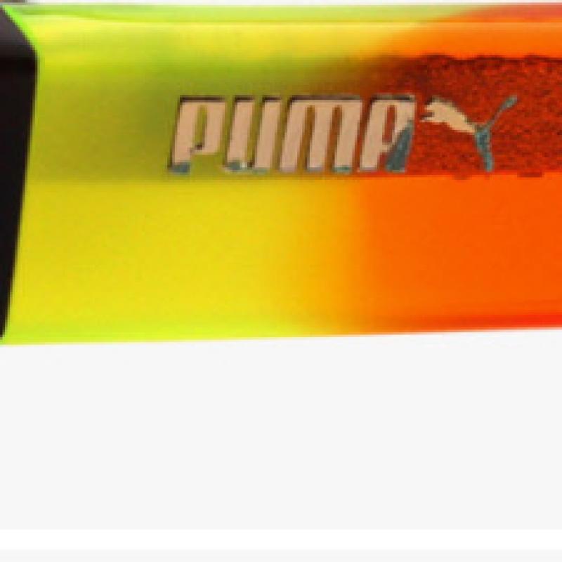 Puma Pu0083sk 004 Ripper Square Horn Rimmed Over Asian Fit Mirror Sunglasses