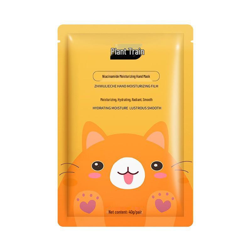 Cat Paw Niacinamide Hand Mask - Hydrating, Moisturizing, Nourishing, Anti-Cracking Care for Salon-Quality Results