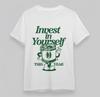 Women's Plus Size T-shirt With Invest In Yourself Graphic Unisex Cotton Top