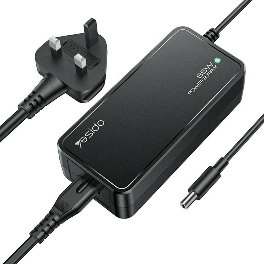 

YESIDO CG11E Laptop Charger Kit 65W Power Adapter with 14 DC Connectors A