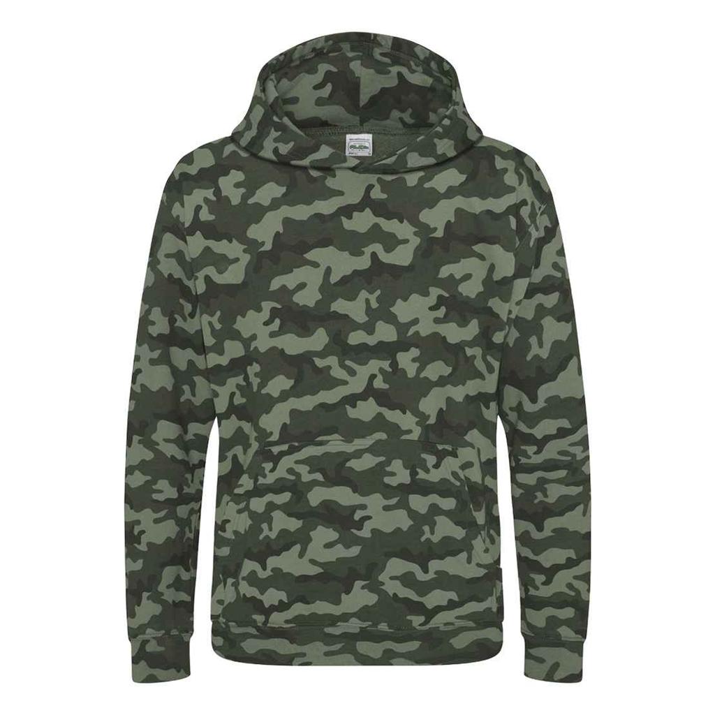 Awdis Childrens/Kids Camo Hoodie