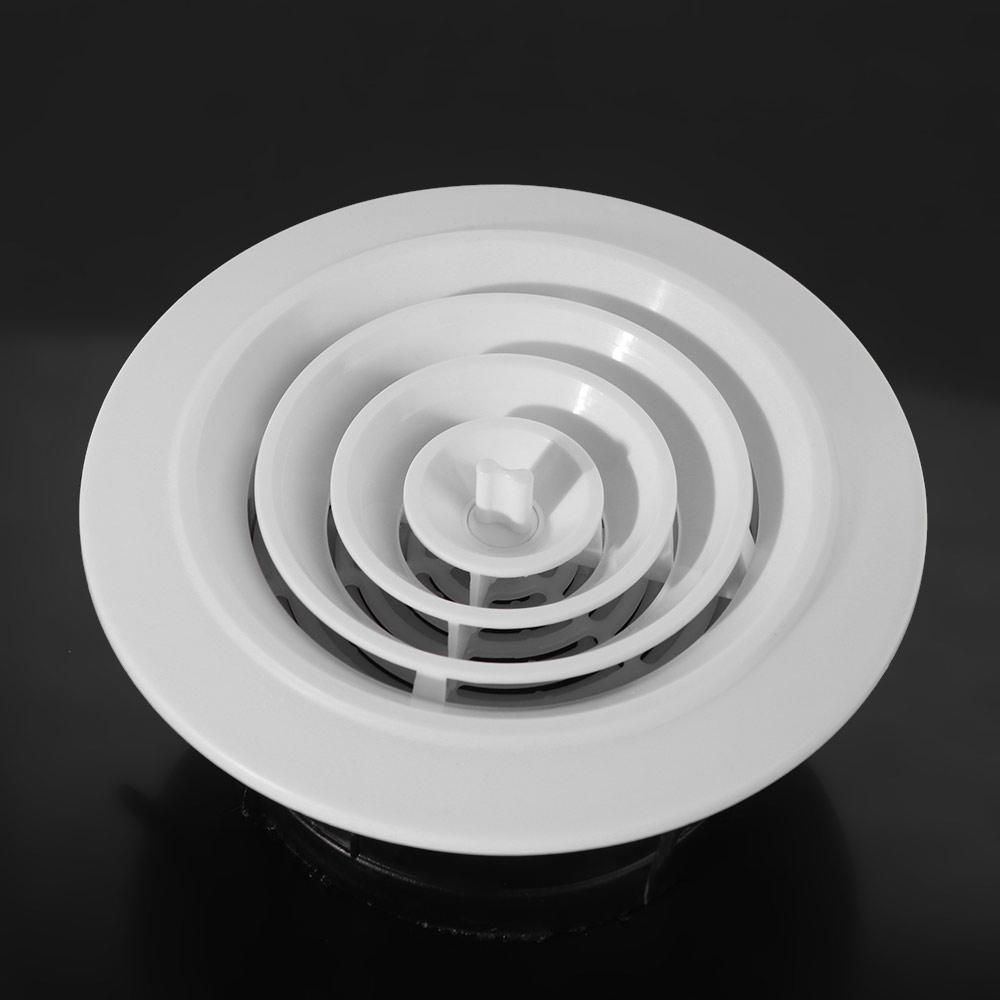 75-200 mm luftventil uttrekksventilgitter Hvit kanalventilasjonsdeksel Hjem