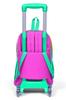 Coral High Kids Pink Aqua Zelená Jednorožec Dívčí vzorovaný tříkomorový školní batoh na vozík 23933