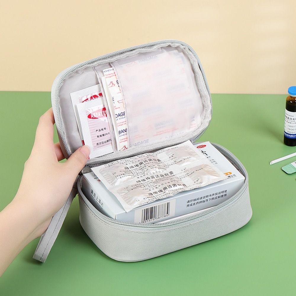 Large Capacity Medicine Bag Layered Emergency Kits Lightweight First Aid Kit  Travel