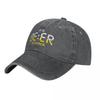 It's Beer O'Clock Denim Baseball Cap Beer Lover Unisex Casual Trucker Hat Spring Classic Kpop Hot Sale Baseball Caps