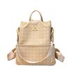 2024 Women's High-End Retro Print Large Capacity Anti-Theft Travel Backpack