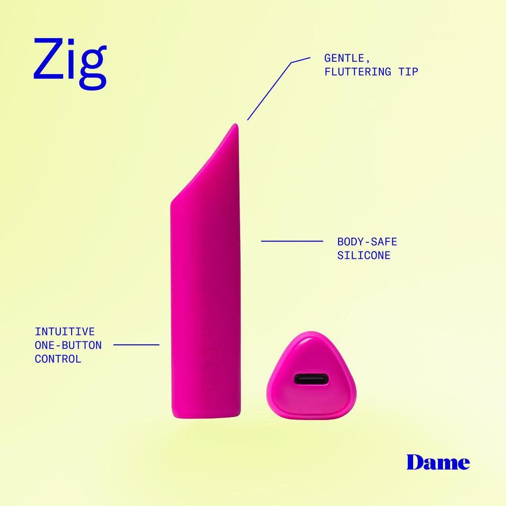 Zig Soft touch strong rotor made of soft silicone Compact size [Dame]