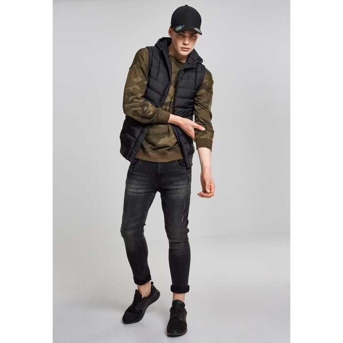 Veste - URBAN CLASSICS - Bubble Hooded - Noir - Mixte - Adulte