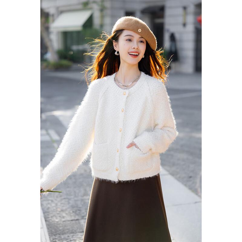 MOKANA Chic Soft Knit Long-Sleeve Cardigan