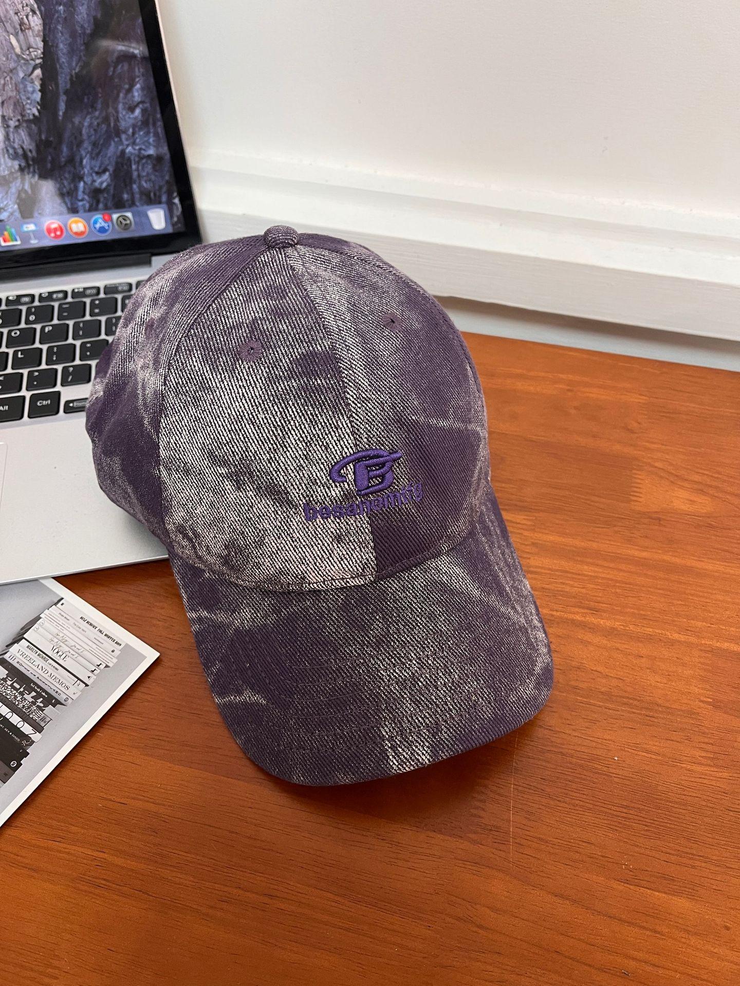 

Outdoor Korea 2025 новая ретро кепка бейсболка тай-дай женская личность солнцезащитная кепка от солнца M（56-58cm）