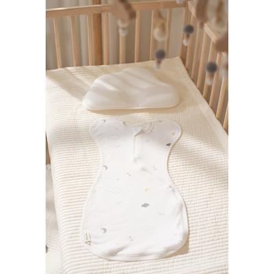 Roll Baby Newborn Good Swaddle Up-Down Zipper Moro Reflektierender Inner Swaddle Bamboo, Dream Sky, koreanische Babyprodukte
