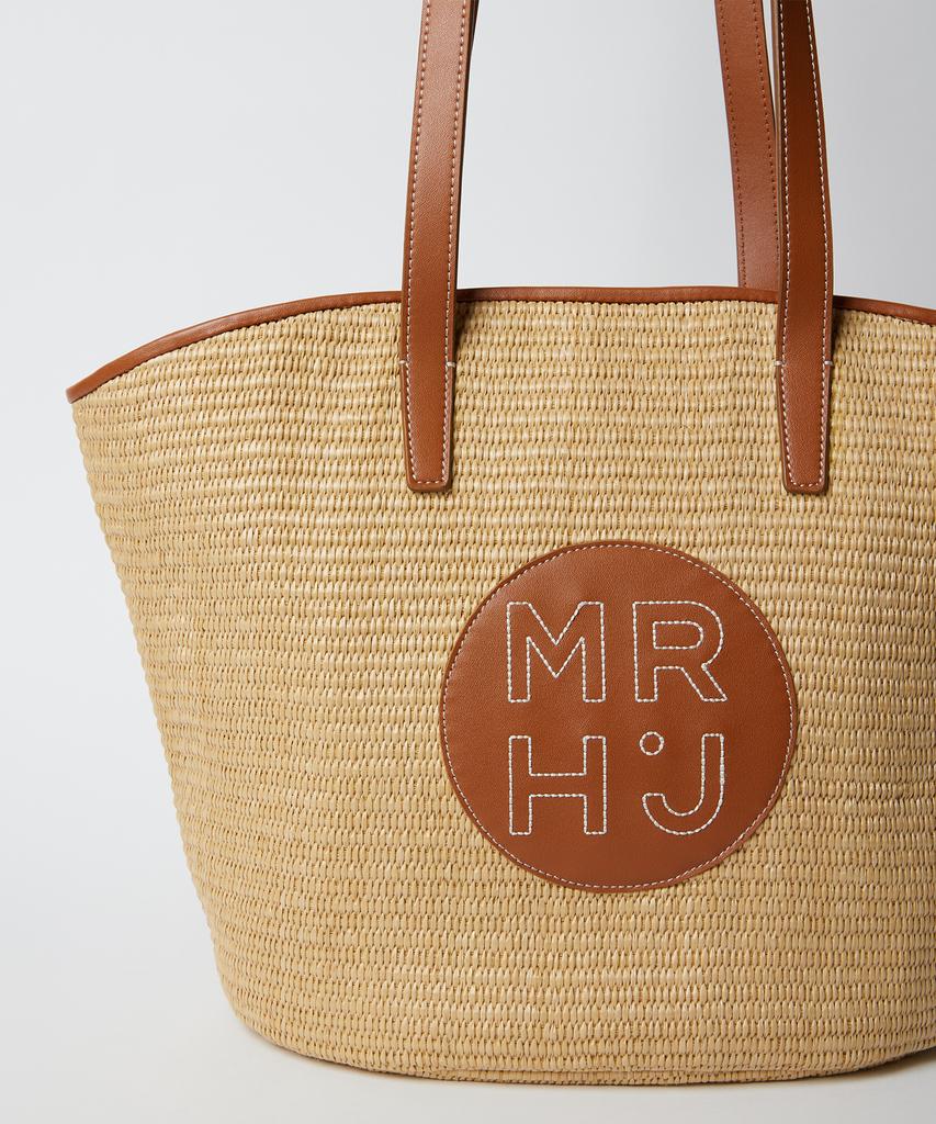 Marhen.J Monet Rattan Shopper Shoulder Bag