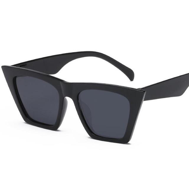 Kleine Dreieckige Niedliche Sexy Katzenaugen Sonnenbrille Damen Schwarz Weiß Vintage Billig Retro Outdoor Sonnenbrille Uv400