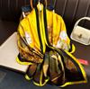 Luxury Brand Women Long Silk Scarves Shawl Lady Wrap Soft Female Europe Designer Beach Bandanna Foulard Muffler Pareo 180*90cm