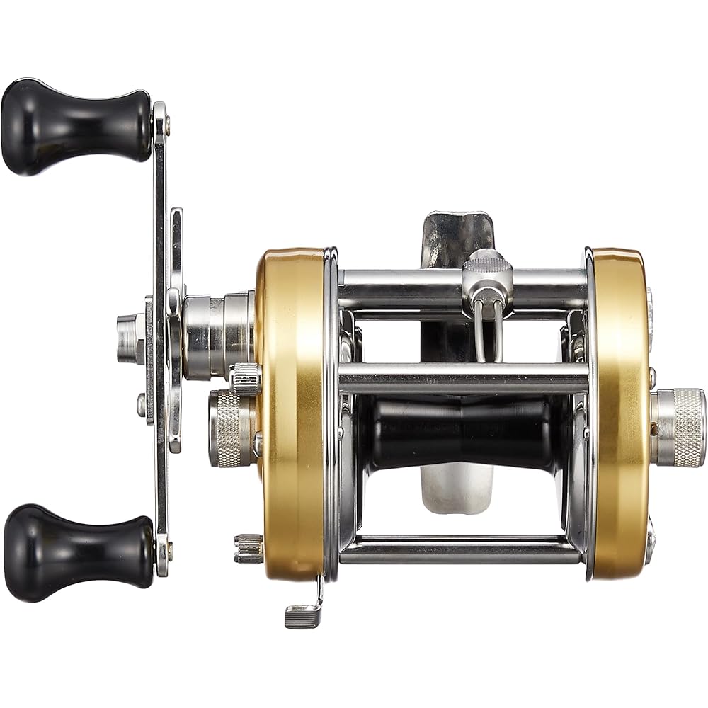 AbuGarcia Ambassadeur 6501CS Rocket Champagne Gold Left Hand Double Handle Fishing Reel