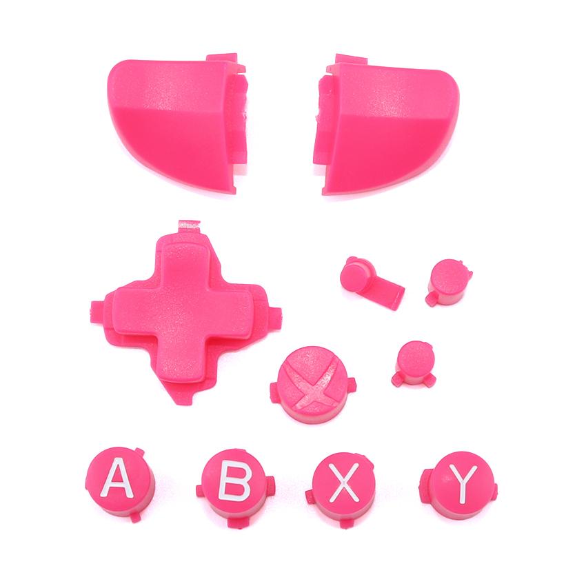 10 Colors/11 Piece Set Solid RT LT Trigger Buttons Mod Kit for Microsoft Xbox One S Slim Controller Analog Stick Dpad