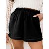 American Shiying Solid Texture Versatile High Waist Shorts Women 2025 Summer New Thin Breathable Casual Pants