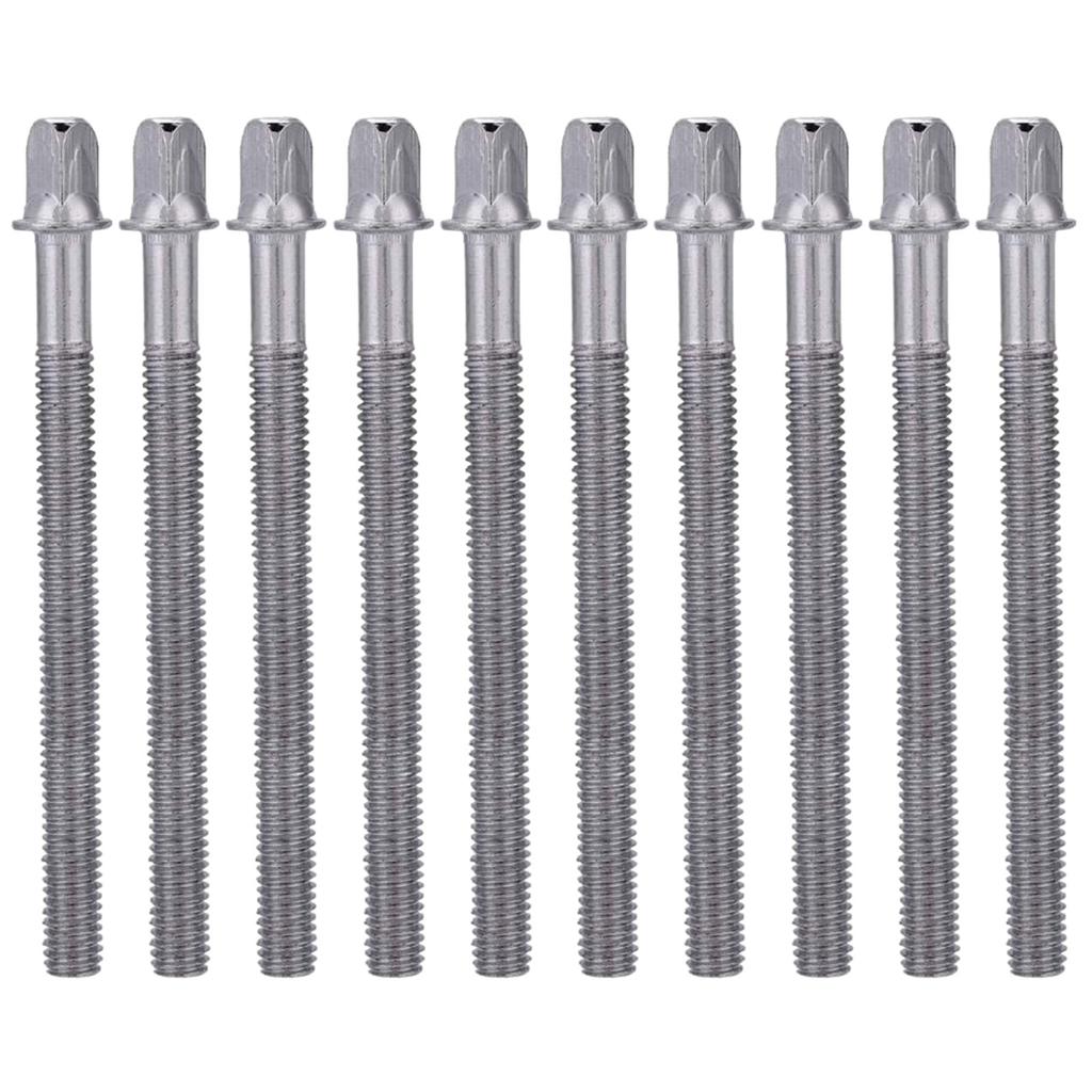 10Pcs Metal Drum Tension Rods Replacement Drum Tight Screws Bolts Percussions Drum Repair Parts for Snare Bass