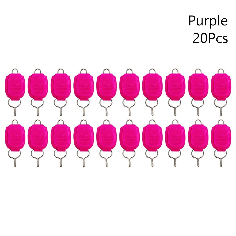 20Pcs Colorful Fishing Line Holder Plastic Wheel Stopper New Keepeer Clip For Baitcasting Reel