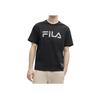 Fila Letter Logo Printed Casual Fashion Comfortable Round Neck Short Sleeve T-Shirt Men Tops Black F11M418103F-BK
