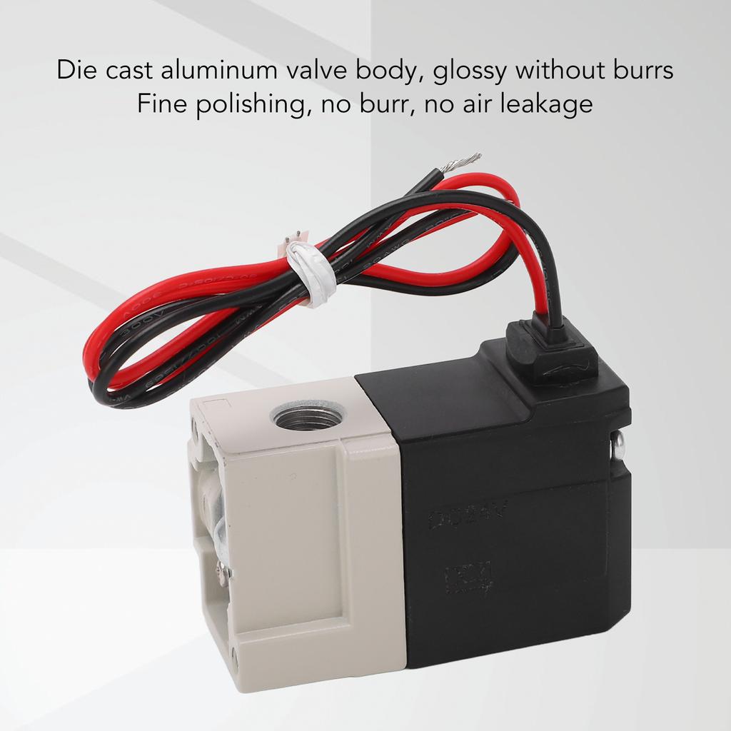 SMC Type G1/8 Vacuum Electric Solenoid Valve 2 Position 3 Way Direct Action Pneumatic Solenoid Valve