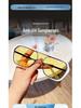 Trendy Retro Korean One-Piece Concave Sunglasses for Men & Women