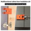 Magnetic Hinge Positioning Plate Cabinet Hinge Quick Installation Spacer Seam Retention Fixing Plate Easy To Install