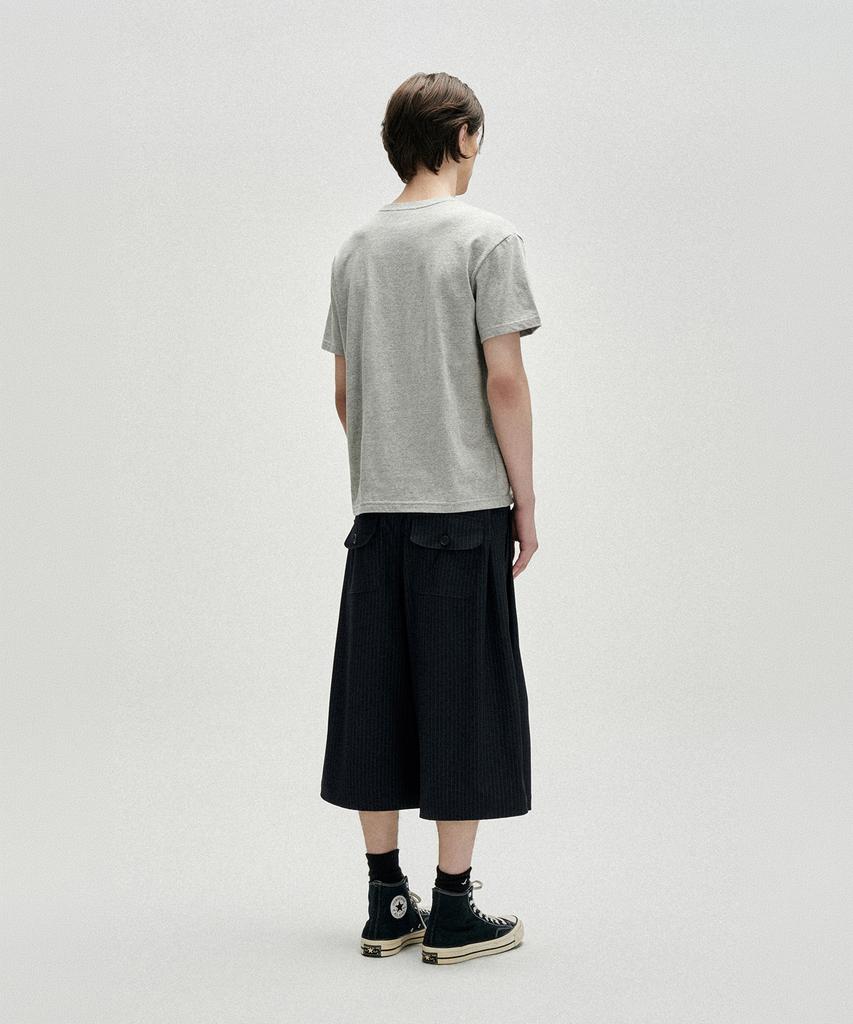 NOT4NERD Two Tuck Stripe Bermuda Shorts - Navy