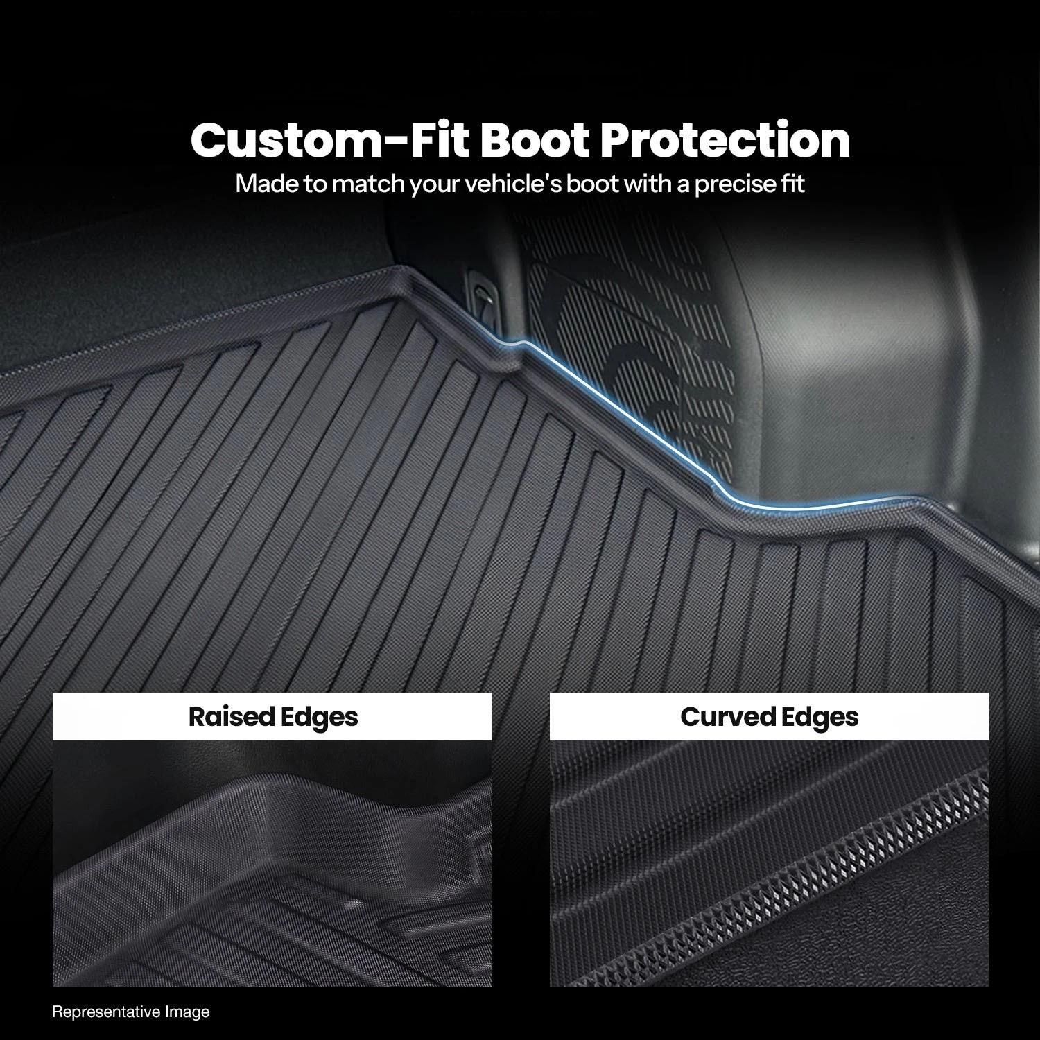 Прочный коврик в багажник из ТПЭ для Subaru Crosstrek XV 2012-2023 Subaru Crosstrek XV 2012-2023