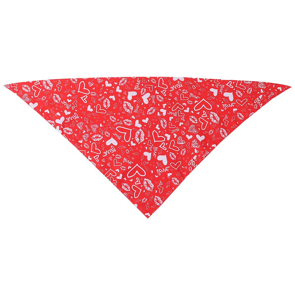 

2PCS Reversible Triangle Dog Scar Durable Bandana Valentine s Day Pet Bandana Dogs