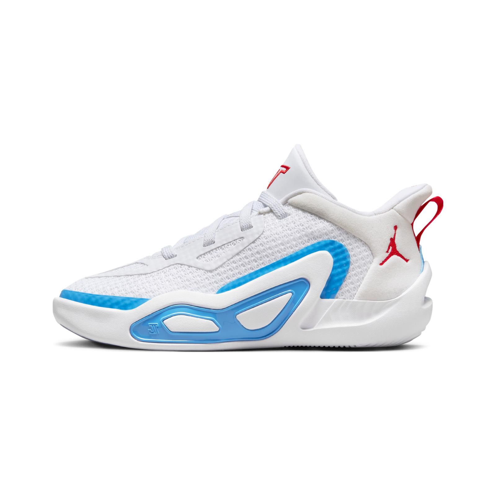 

Air Jordan Tatum 1 PS St. Детские кроссовки Louis White University-Red University-Blue DX5357-100 28