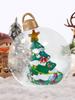 24 Inch Giant Inflatable Christmas Balls New Years Christmas Ornaments with Light Remote for Holiday Party Indoor Outdoor Decor