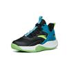 Anta Antiskid Wear-Resistant Low-Top Basketball Shoes Kids Sneakers Black Blue Green A312231112-2