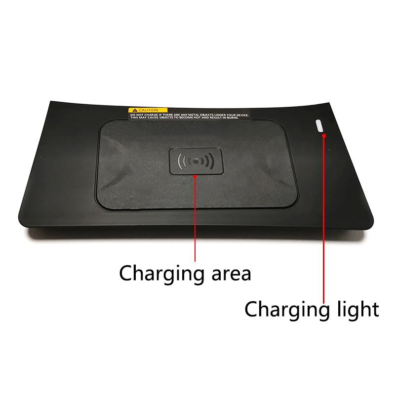 15W Car wireless charger center console phone charger charging pad plate charging holder for Renualt Megane 4 Megane 5 2015-