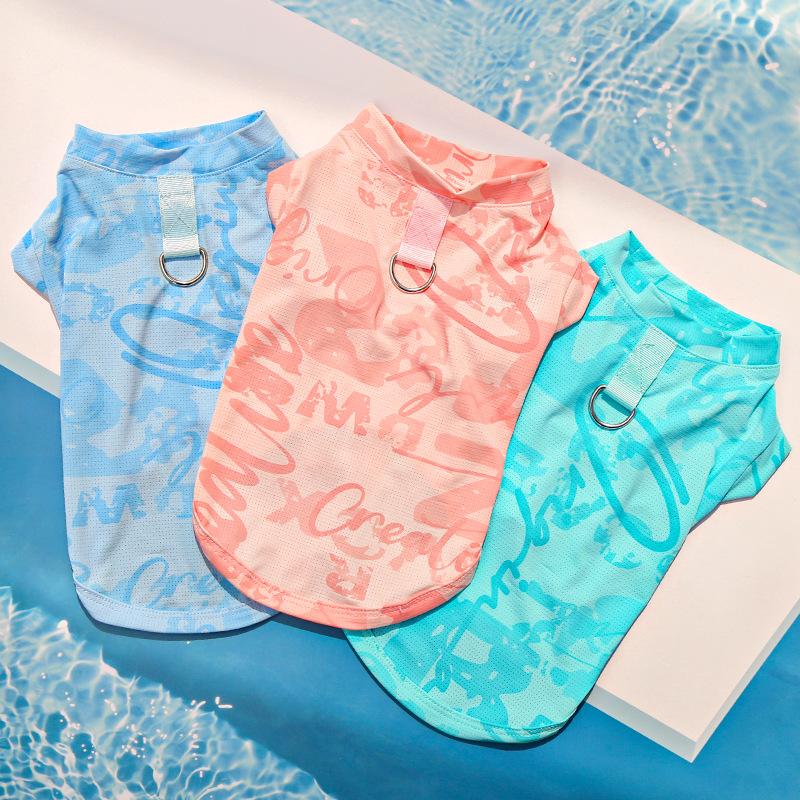 Ice Silk Cooling Cool ClothesVestsWaistcoats Pet Dog Clothes Dog ClothesCat Clothes