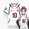 Maglietta Anime da uomo, blu, con lucchetto, Sae Itoshi, gioco di ruolo, stampa 3D, uomo, donna, moda, oversize, manica corta, traspirante