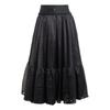 Originals Tulle Waistband Maxi Skirt Fashion Loose Comfortable Casual Long Skirt Women Skirts Black JJ0902