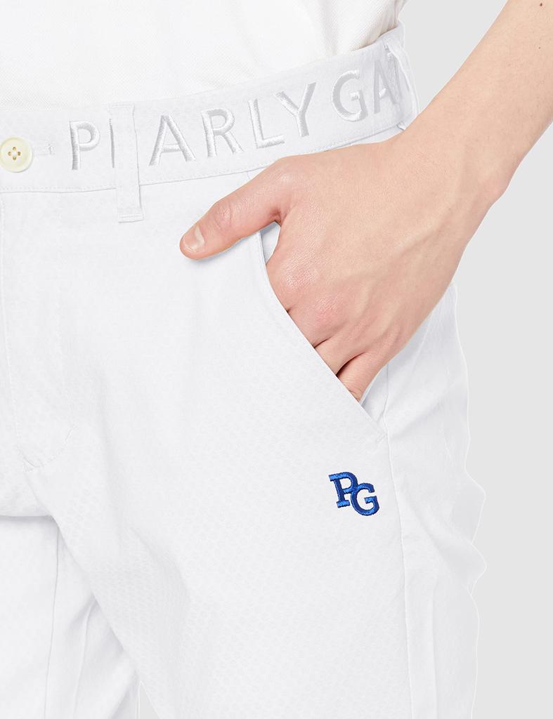 Long Pants Daisy Dobby and product washable 6 [PEARLY GATES] Men's C/#030 (White) Only Stain-resistant see-through, / 053-3131301 030_White [LL]