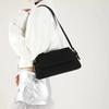 Solid Color Suede Zipper Sweet Shoulder Bags on Sale Simple Trend Sewing Thread Bags High Quality Popular Fashion Crossbody Bag