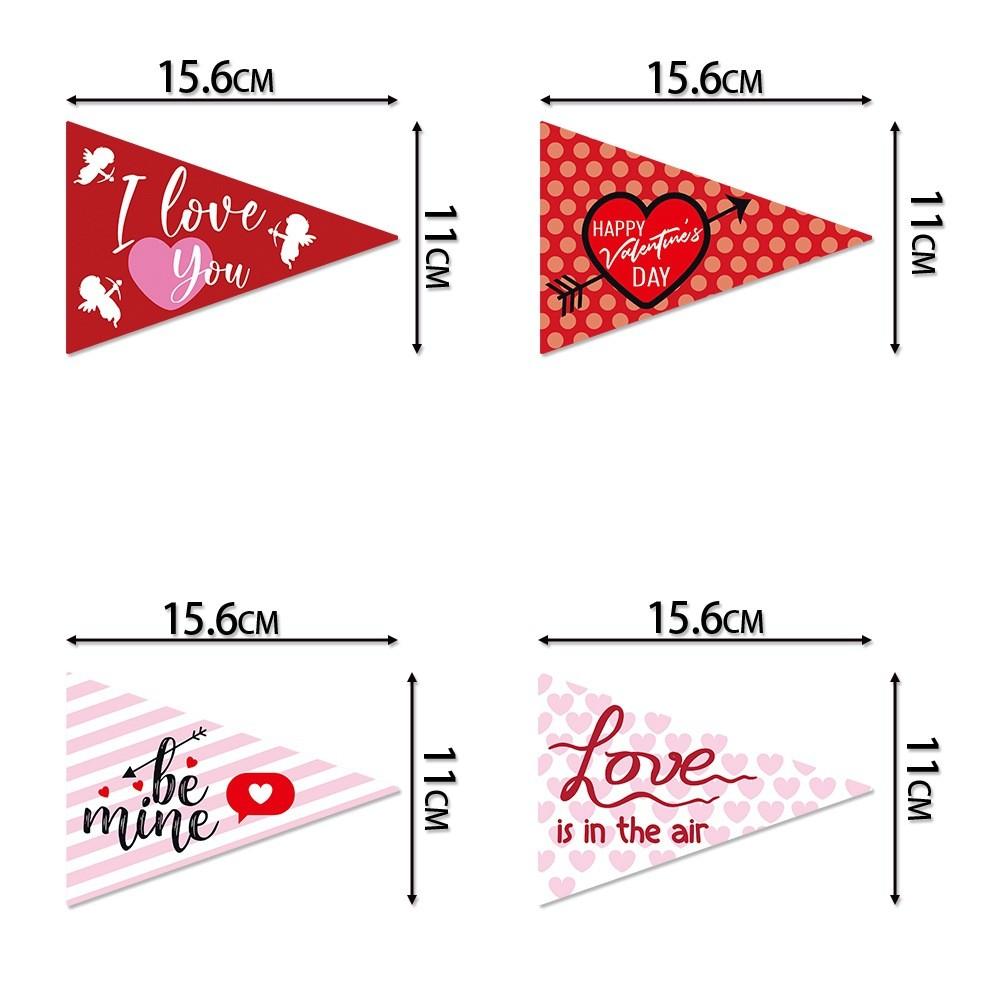 Decorative Day Valentines Vase Plugin With Letter Print Design For Atmosphere