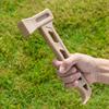 Lightweight Multifunctional Camping Hammer, Tent Peg Hammer with Bottle Opener, Outdoor Road Trip Emergency Tool
