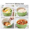 Avocado Green Ceramic Non-stick Milk Pot for Baby Food