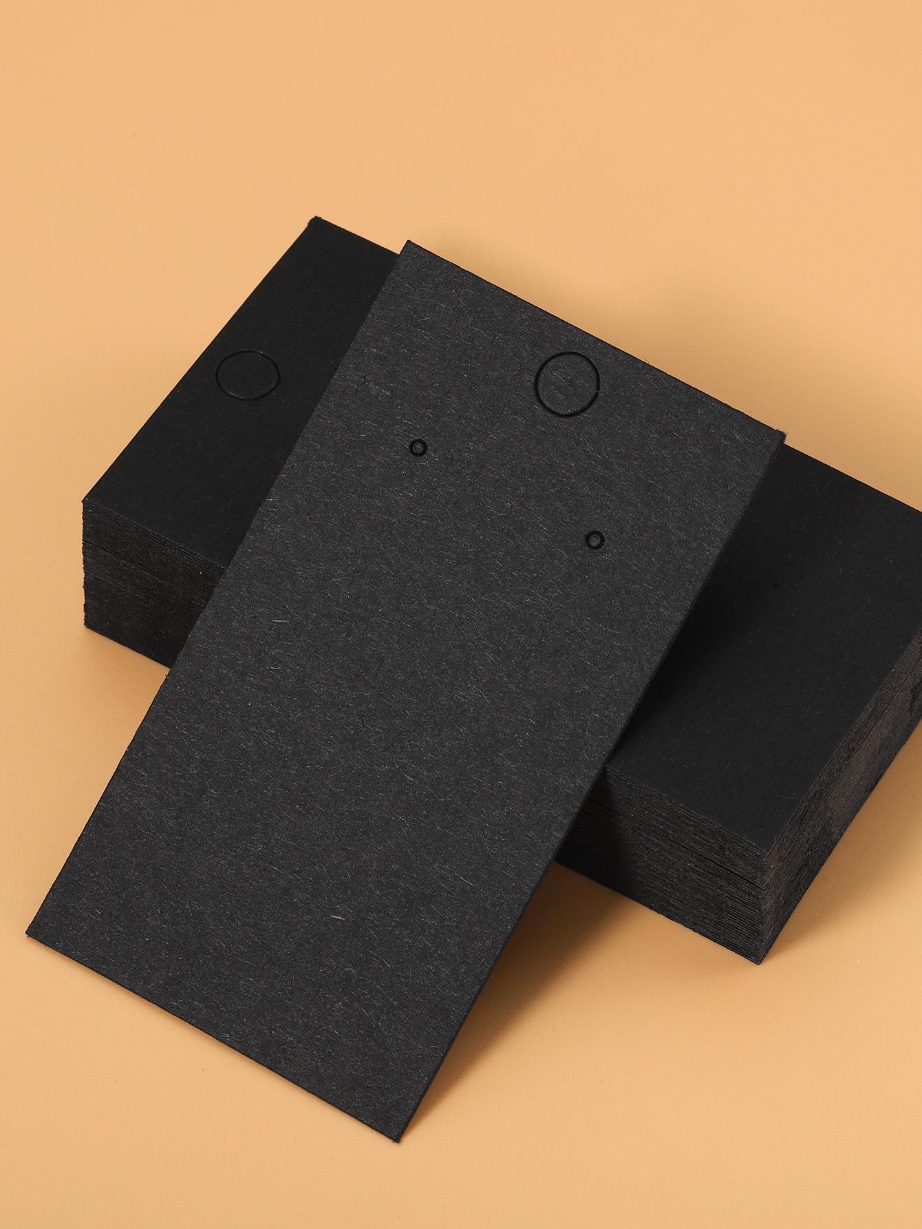 

50 картонных упаковок для ожерелий, складные крафт-бумажные открытки для украшений на браслетах, резинках, подвесных открытках и открытках для головных уборов