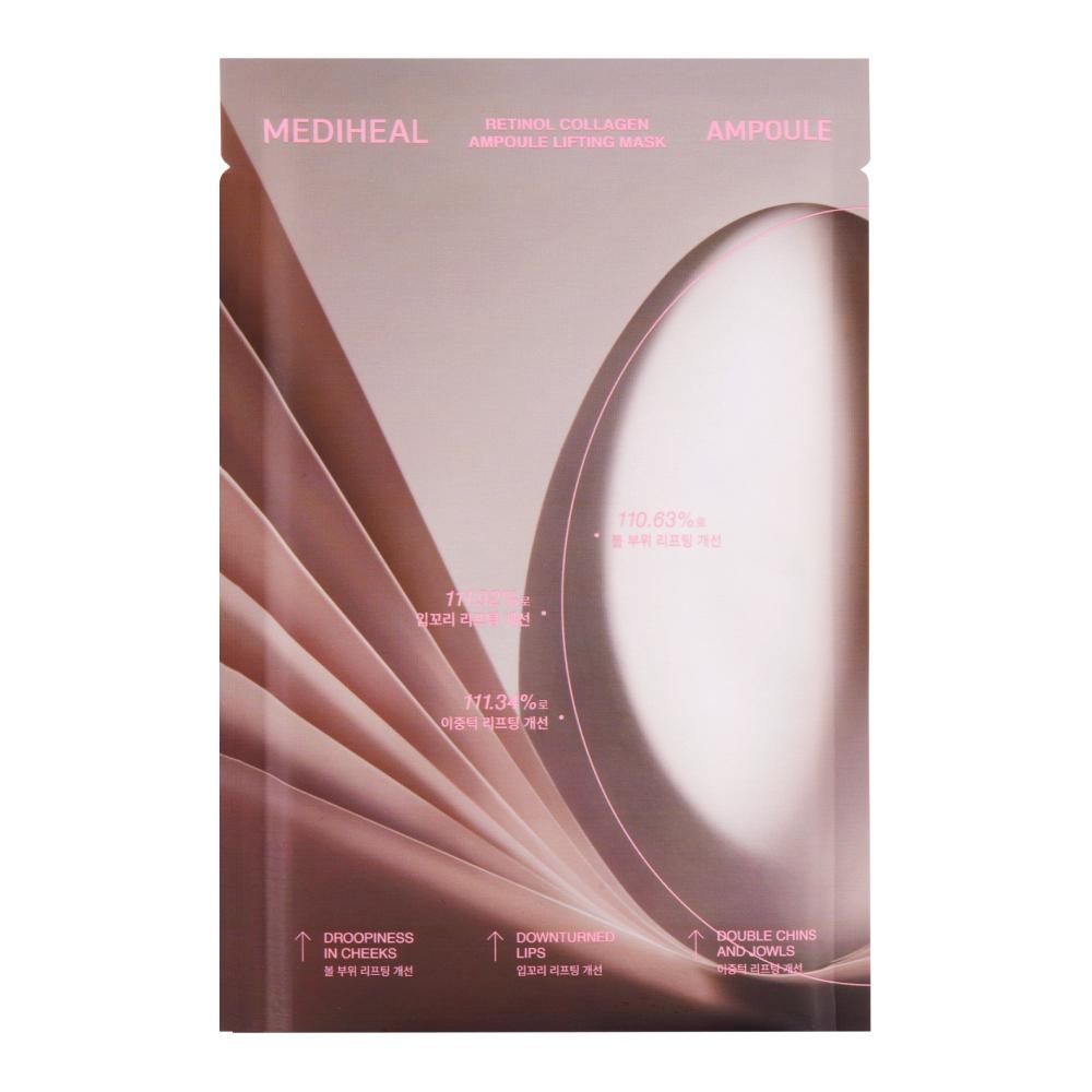

Mediheal Retinol Collagen Contour Mask 1 sheet, choose 1 of 2 types Retinol Collagen Ampoule Mask