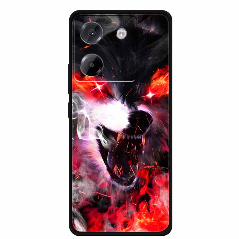 For Xiaomi Poco M7 Pro 5G Case Cartoon Painting Style Soft Silicone TPU Back Cover Cases for Poco M7 Pro 5G Shockproof Cover New