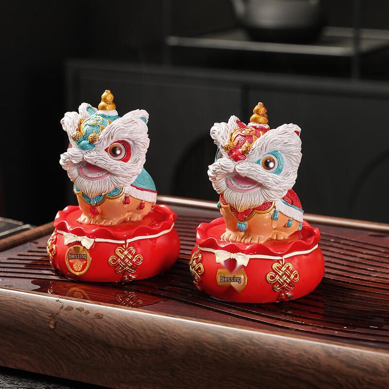 Guochao Color-Changing Lion Dance Tea Pet